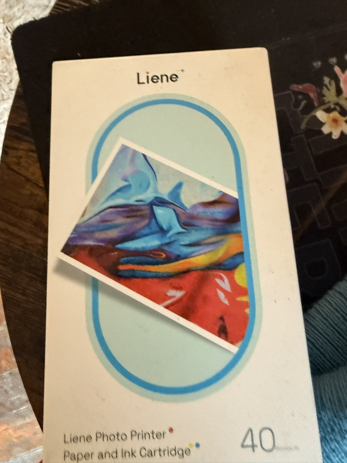 Liene Photo Printer Paper & Ink Cartridge 40 Printouts