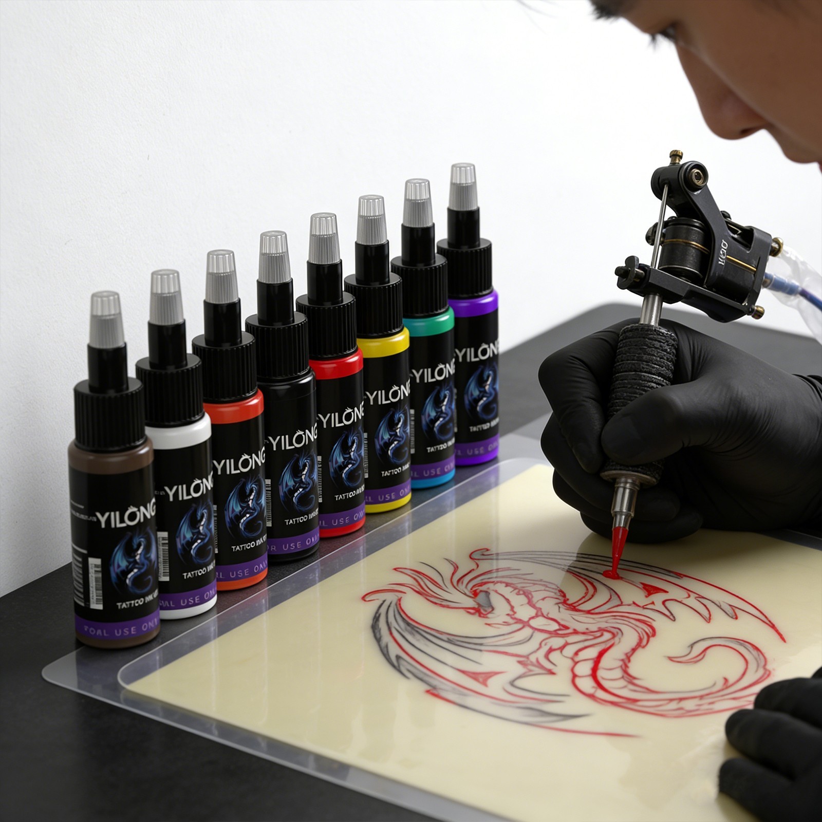 Tattoo Ink Set 10 Colors Professional Body Paint