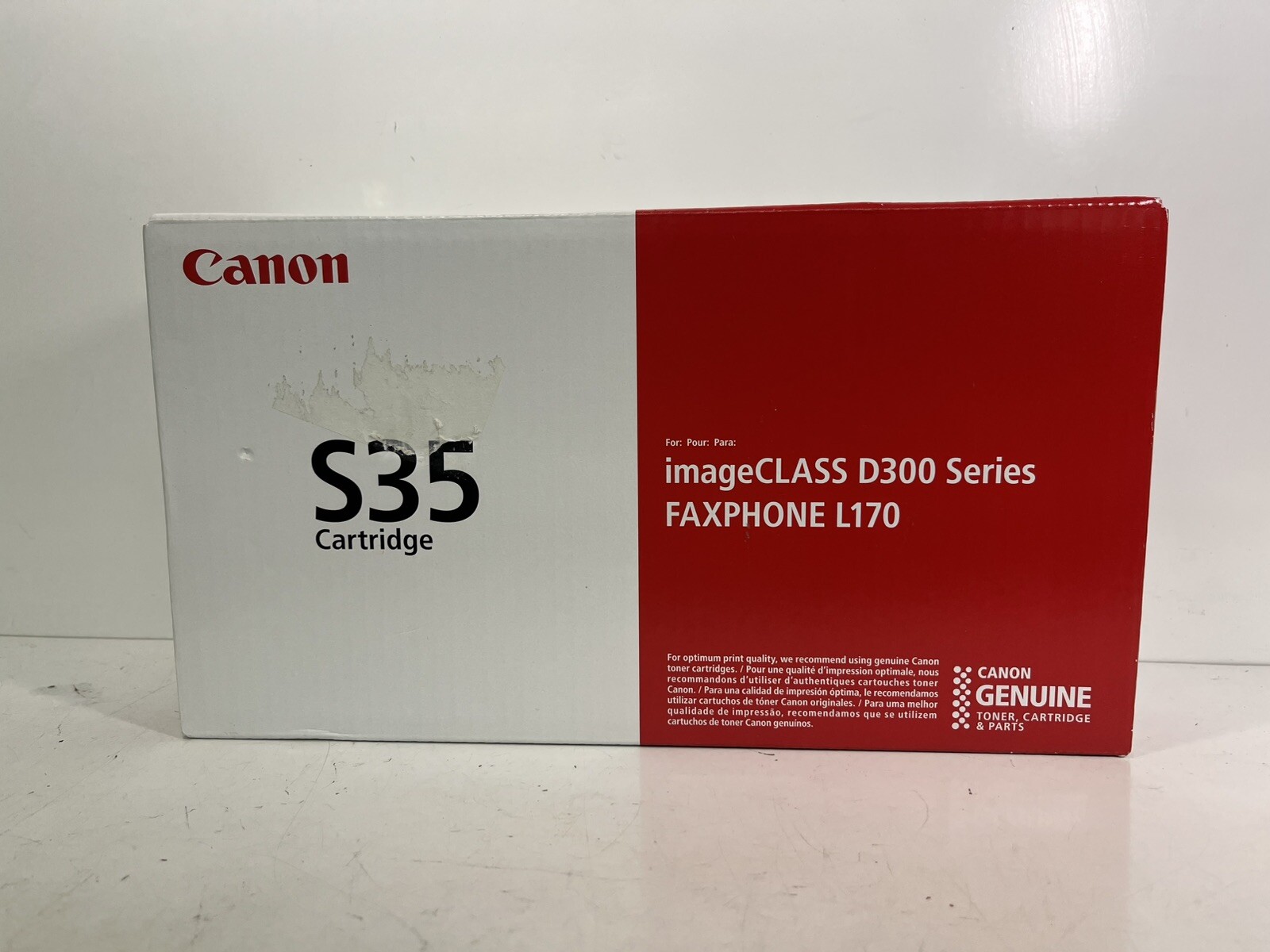 GENUINE Canon S35 ( 7833A001 ) Toner Cartridge For imageClass D300 Series SEALED