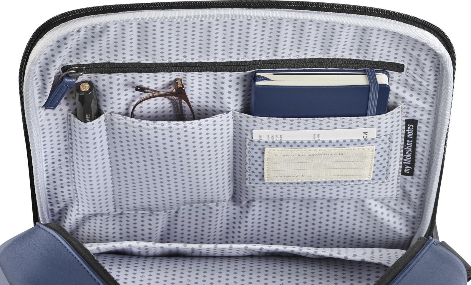 Moleskine Classic 2.0 Vertical 15″ Device Bag, Sapphire Blue
