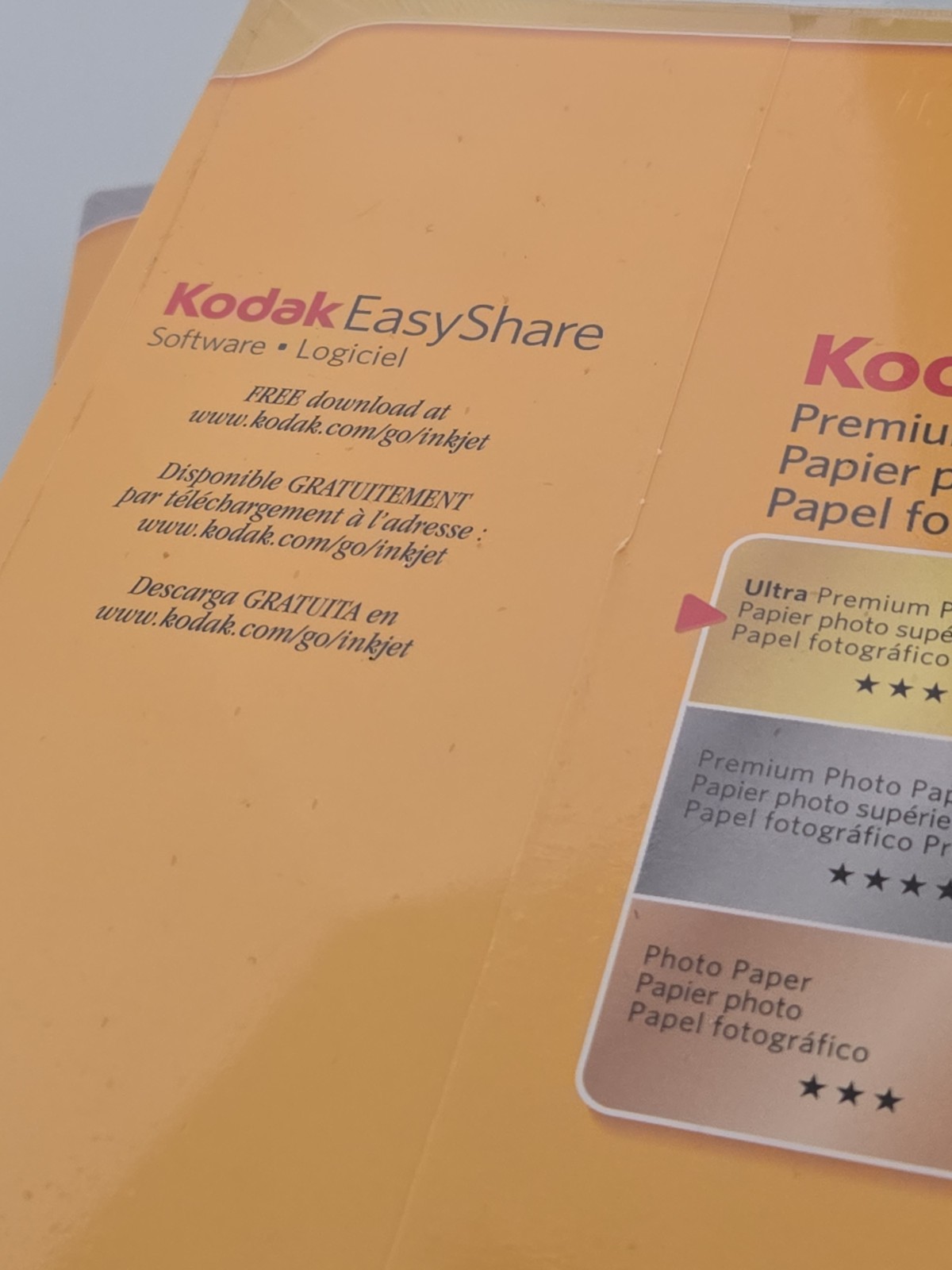 Lot Of 3 Kodak Gloss&high Gloss Premium Photo Paper 8.5 x 11 in. 50 Sheets New