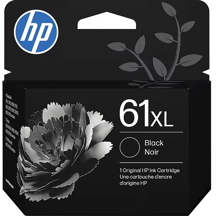HP 61XL Black High-Yield Ink Cartridge