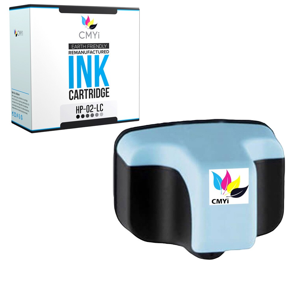 CMYi Replacement Ink Catridges Lot for HP 02 Black Color Fits Photosmart Printer