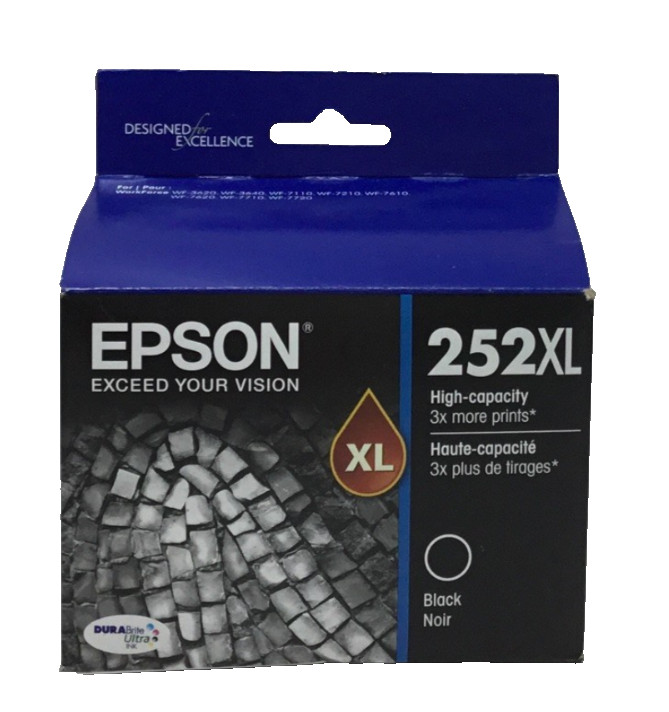Epson BLACK Ink cartridge 252XL High Capacity EXP 3/27