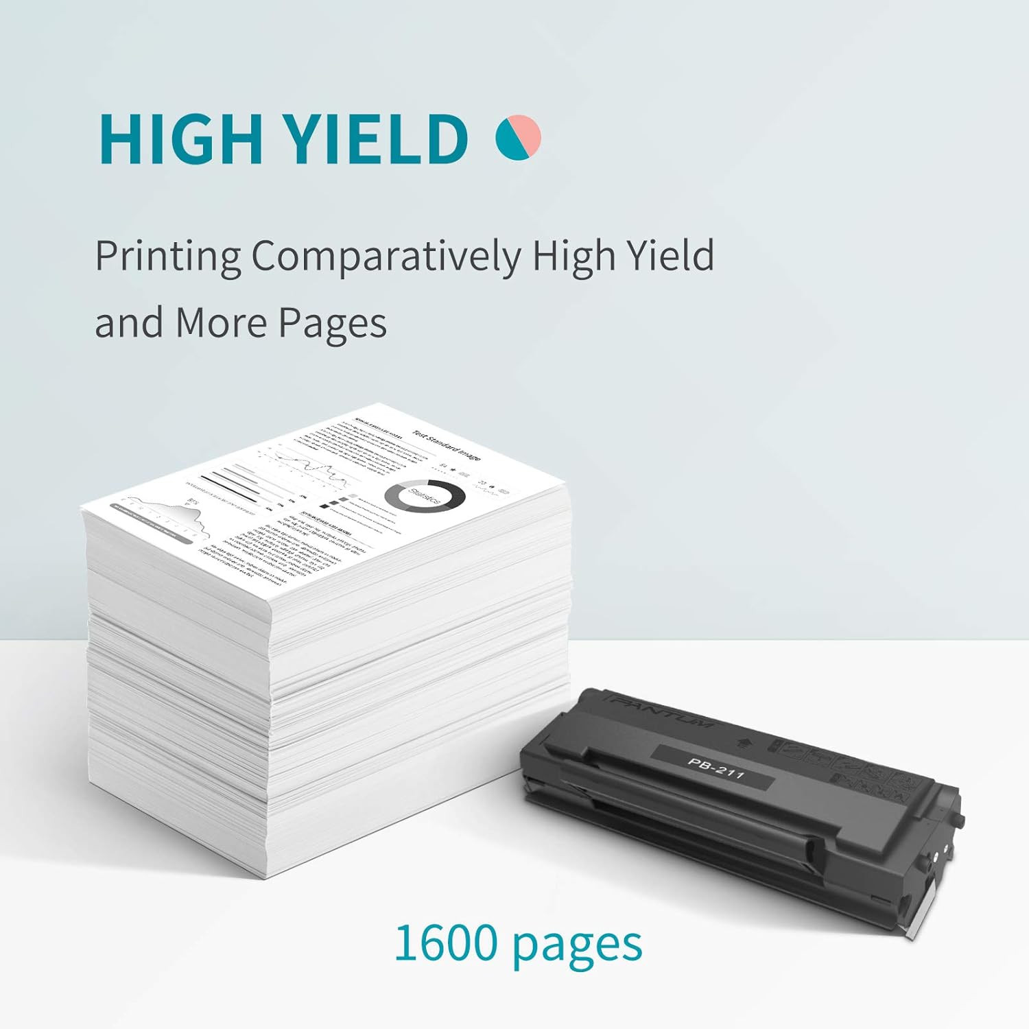 PB-211 Black Toner Cartridge Compatible P2200, P2500W, P2502W, M6500NW, M6550NW,
