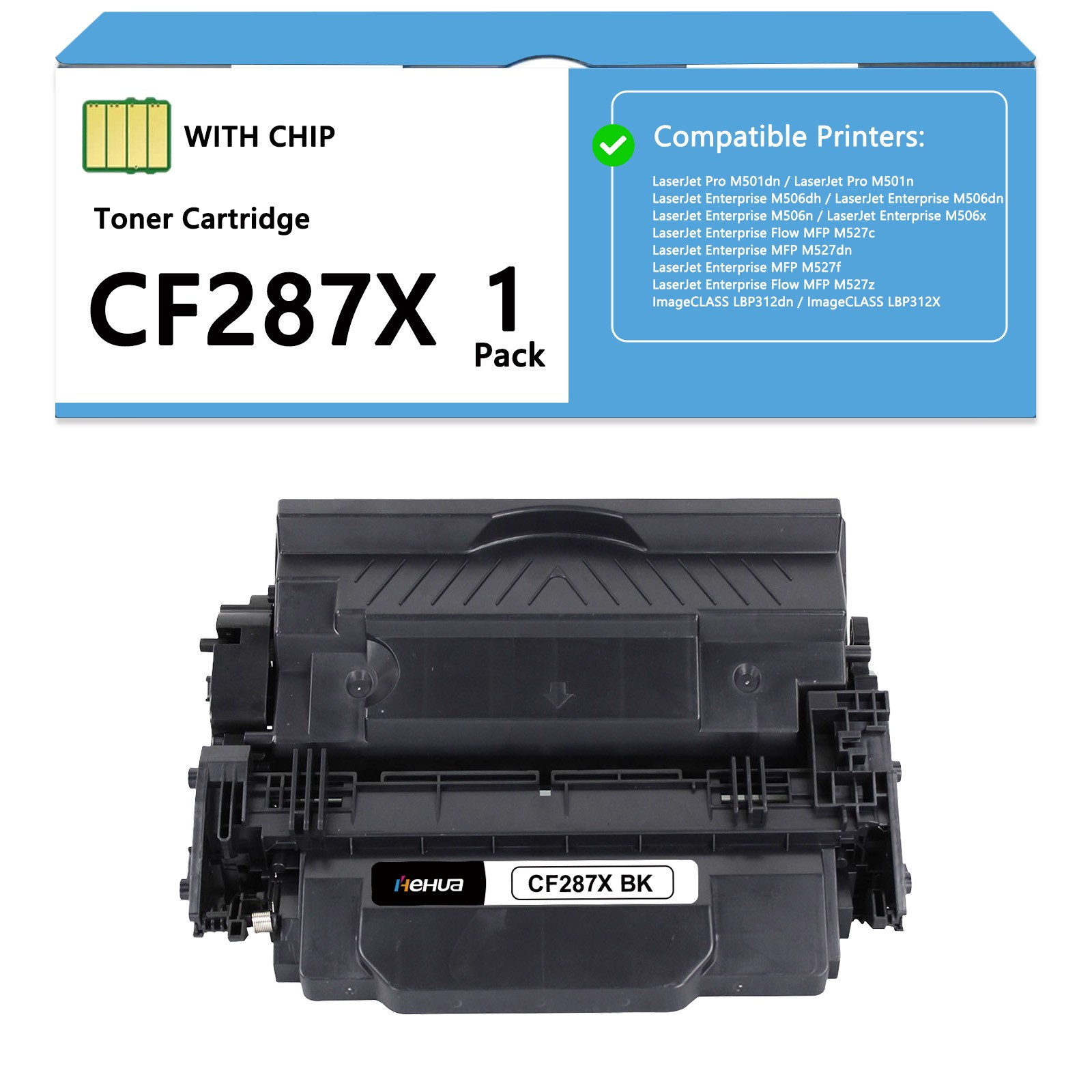 CF287X Toner Cartridge BLACK For HP LaserJet Enterprise M506 M506n M506x M506dn
