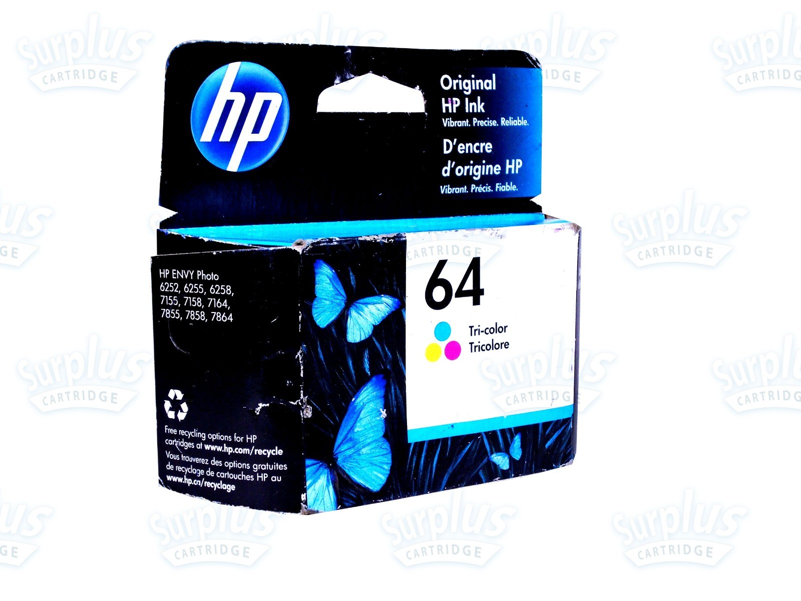 Genuine HP 64 Color Envy 6220 6234 7134 7820 7858