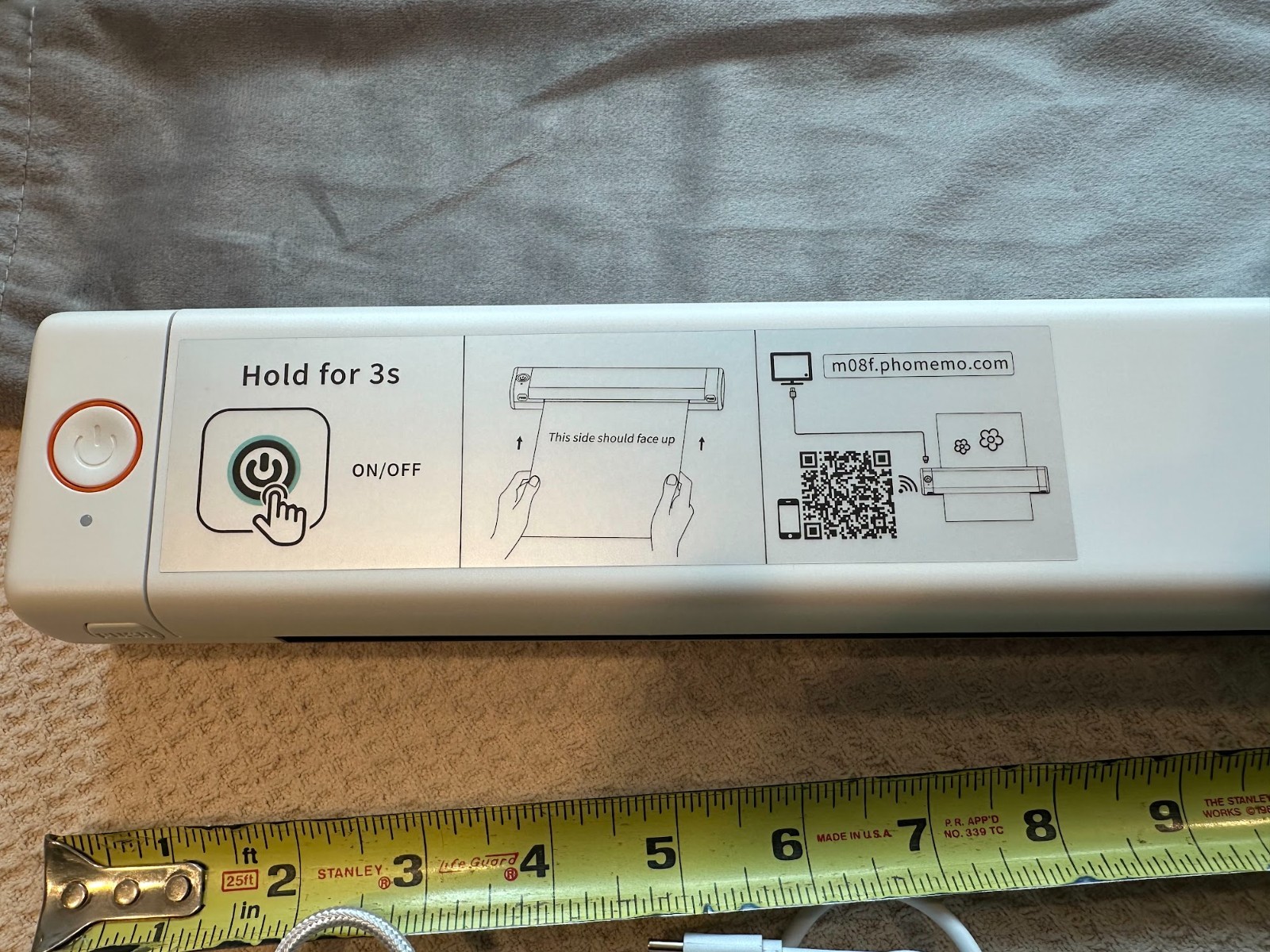 Wireless for M08F Thermal Bluetooth Printer Support for 8.5″x11″ US Letter