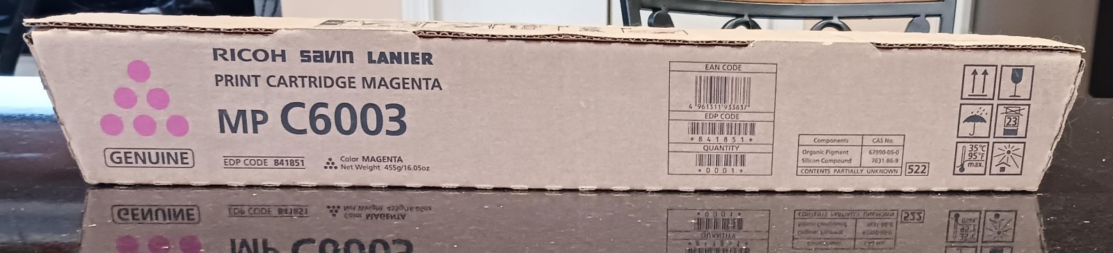 Ricoh Savin Lanier 841851 OEM Magenta Toner MP C6003 6004 4503 4504 5503 NEW