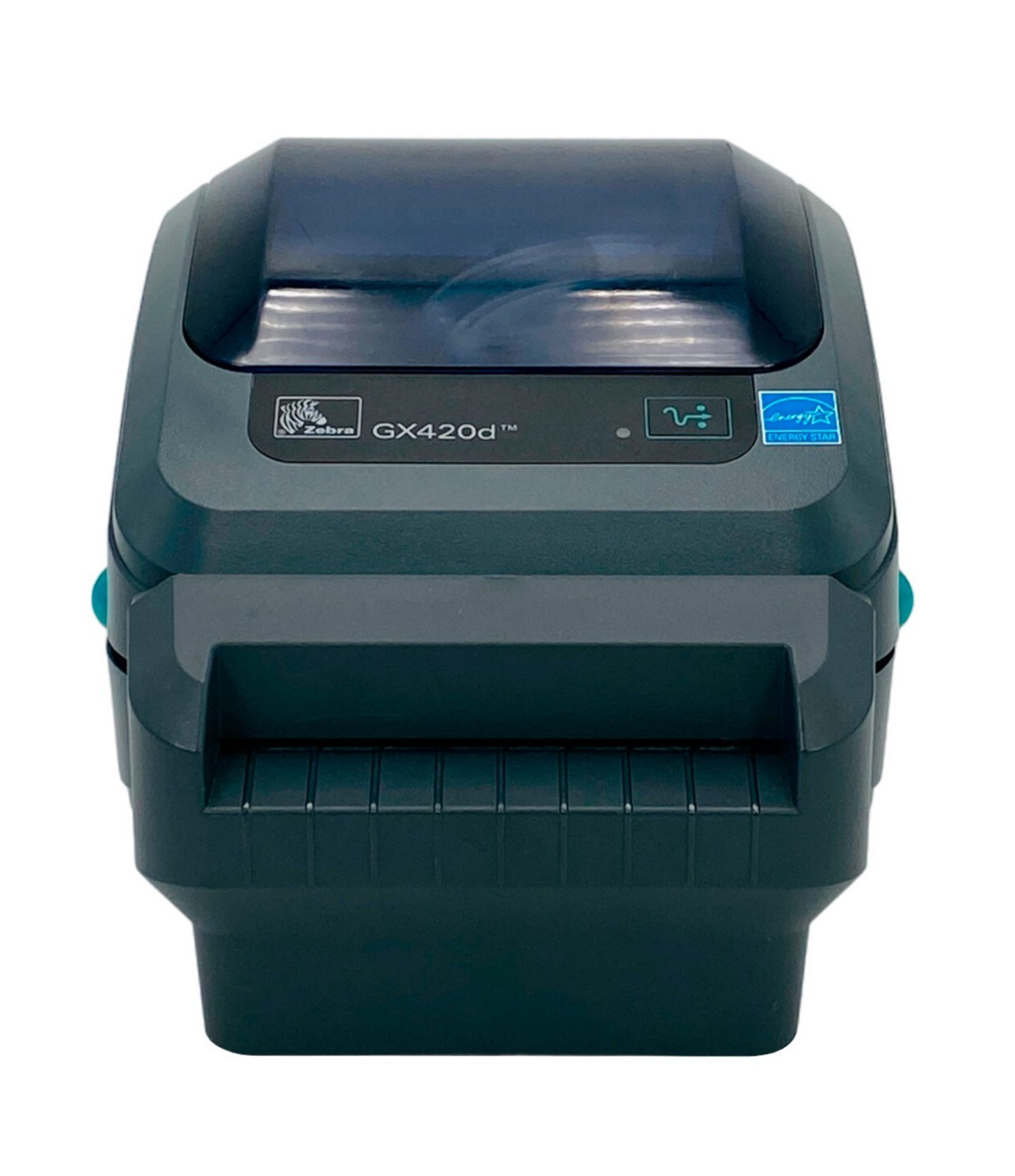 Zebra GX420d Direct Thermal Label Printer Cutter LAN USB Serial No Adapter