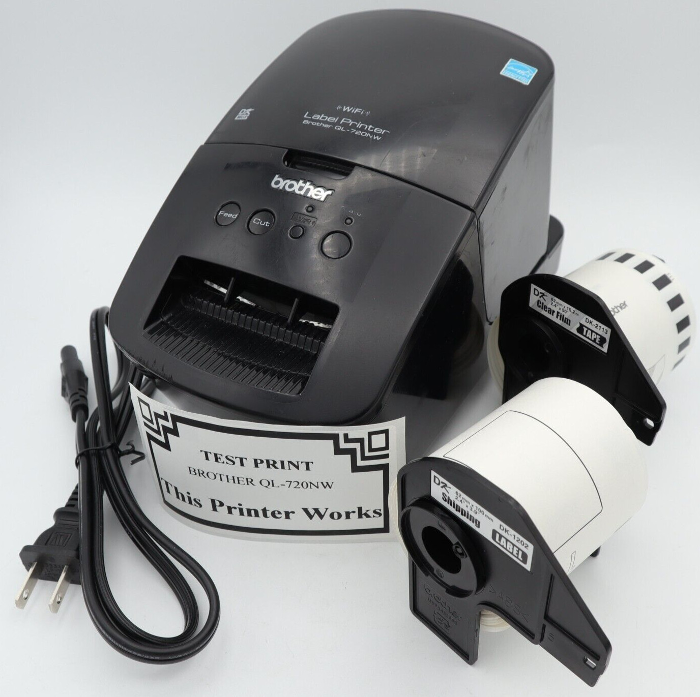 Brother QL-720NW High Speed Network Thermal Label Printer w/Labels, WiFi, Tested
