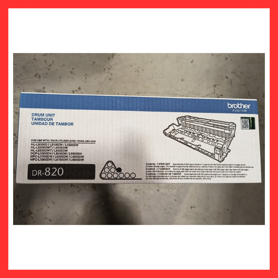 Brother Drum Unit DR820 Standart – NEW !!! – MFC-L5850DW HL-L6200DW MFC-L5900DW