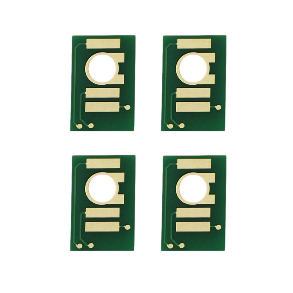 4 x Toner Chip Refill for Ricoh P C600, PC600 Color Printer (BCMY)