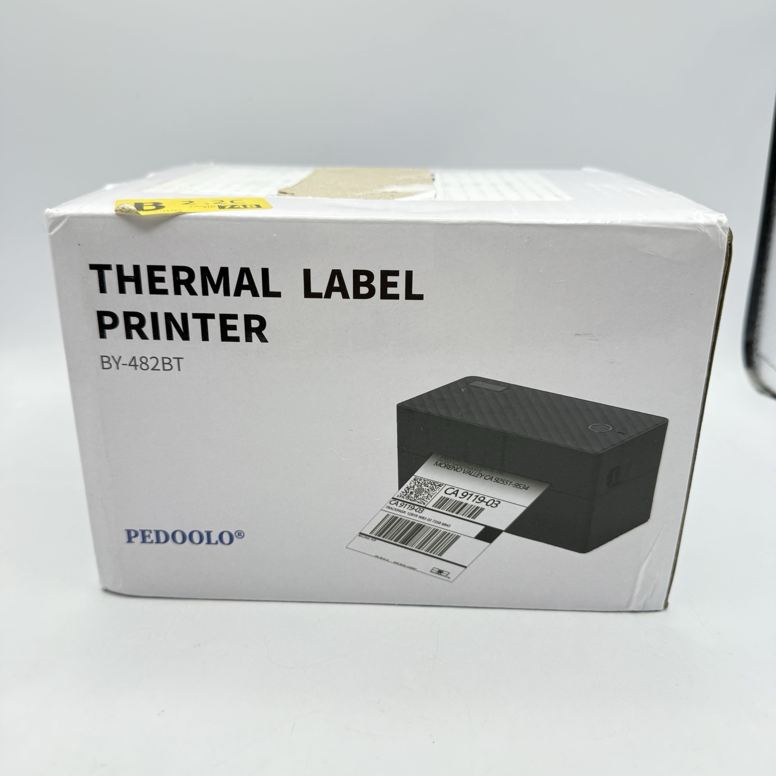 PEDOOLO Thermal Label Printer Bluetooth USB Model BY-482BT NEW OPEN BOX Complete