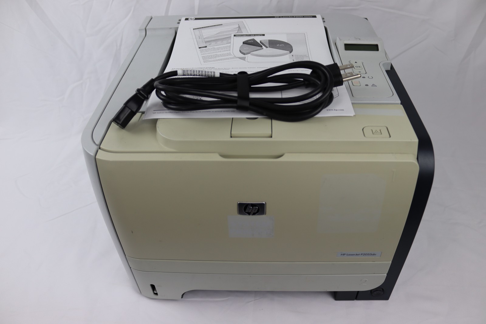 HP LaserJet P2055DN Monochrome Laser Printer (CE459A) 133,929 Pages Tested Used