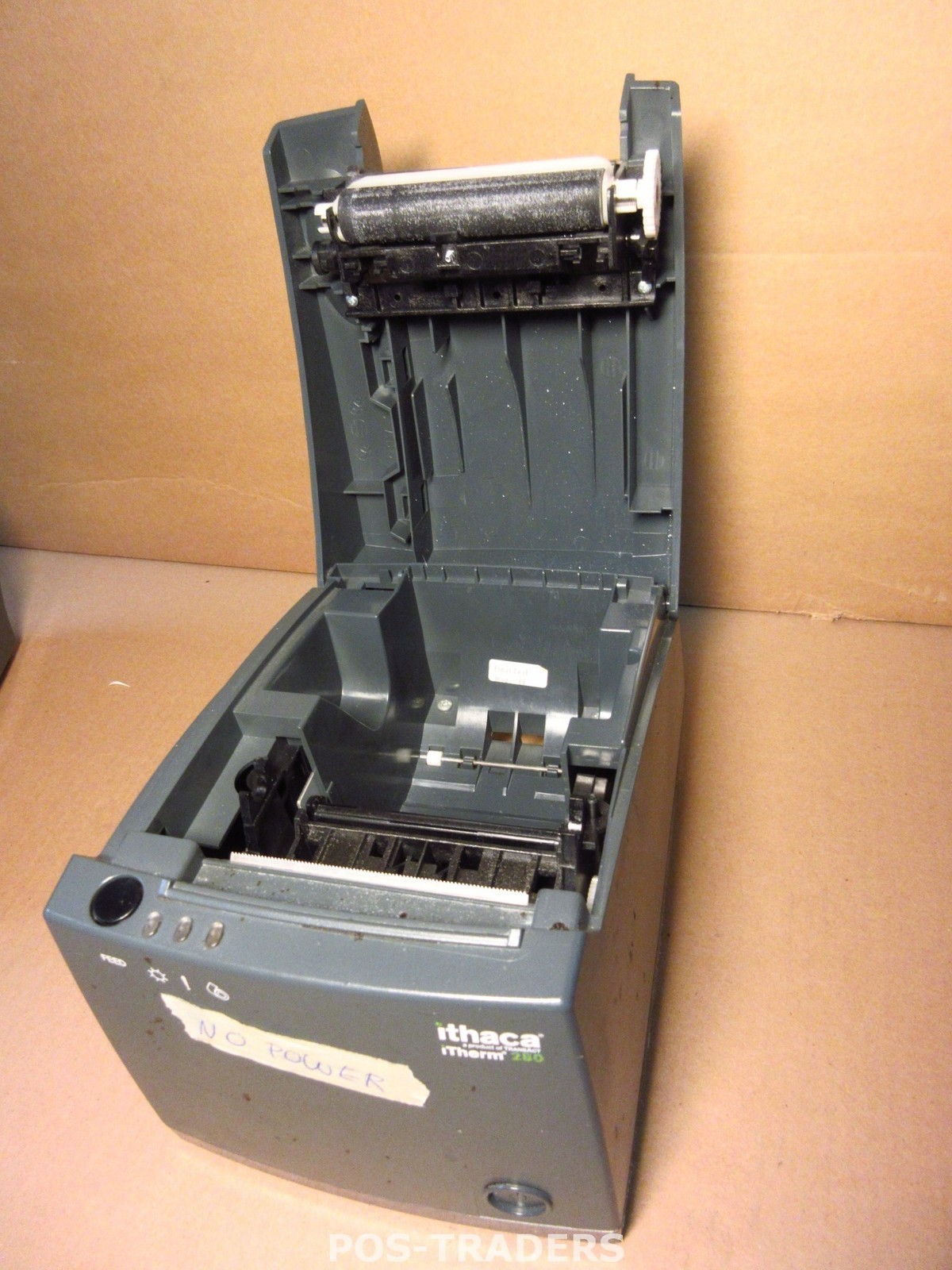 ITHACA 280 MOD 280-PL Thermal Ticket Receipt Printer PARALLEL BLACK N0 POWER