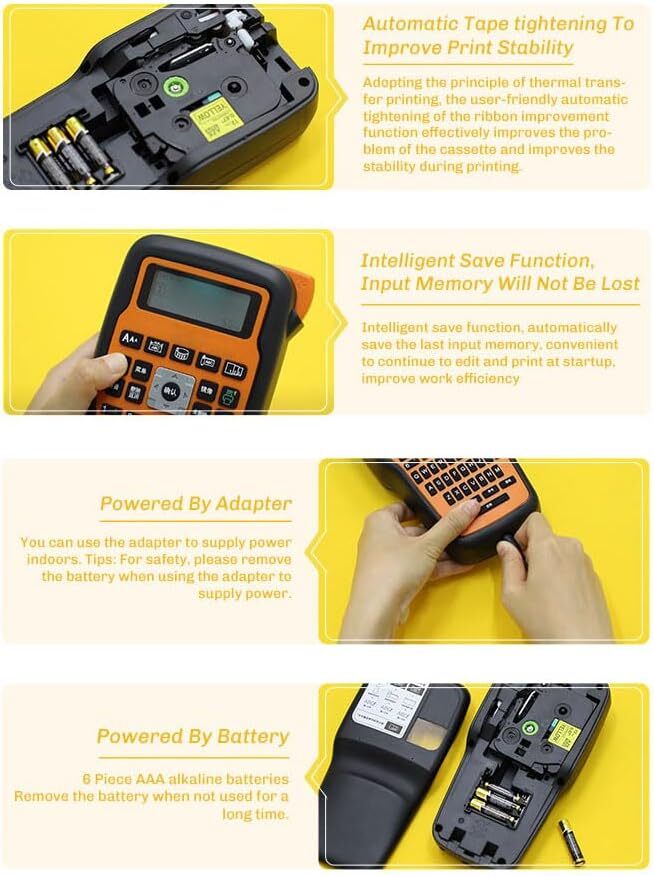 Industrial Heat Shrink Labeler Machine, E1000 Handheld Electric Labelmaker