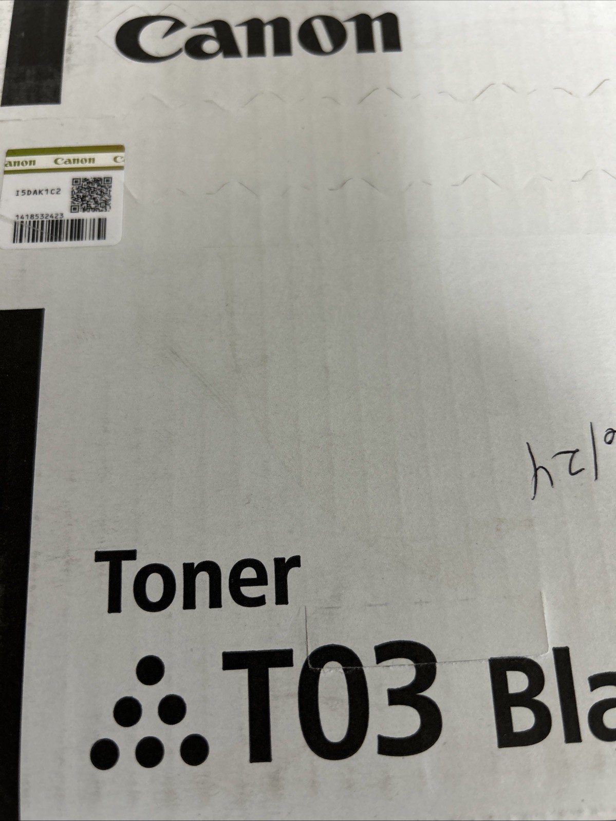 Canon T03 Original Toner Cartridge – Black