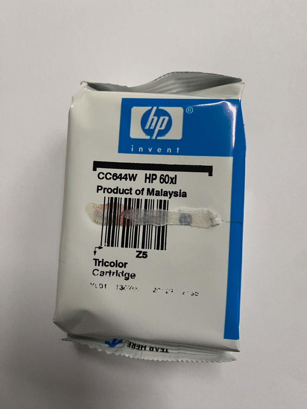 GENUINE HP 60XL Tri Color HIGH YIELD Ink Cartridge CC644WN CC644W NEW! FREE SHIP
