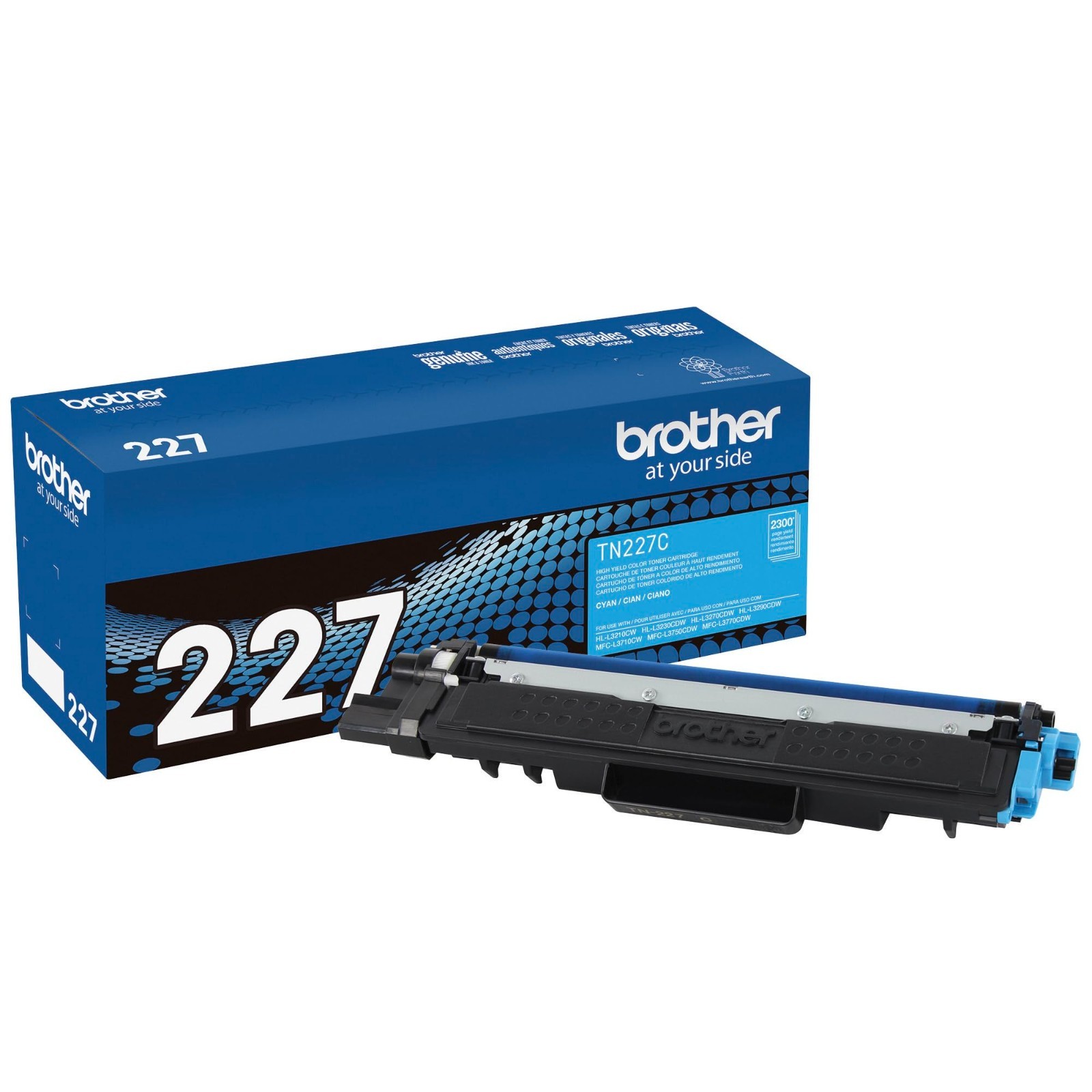 Brother TN227C High Yield Cyan Toner Cartridge Genuine