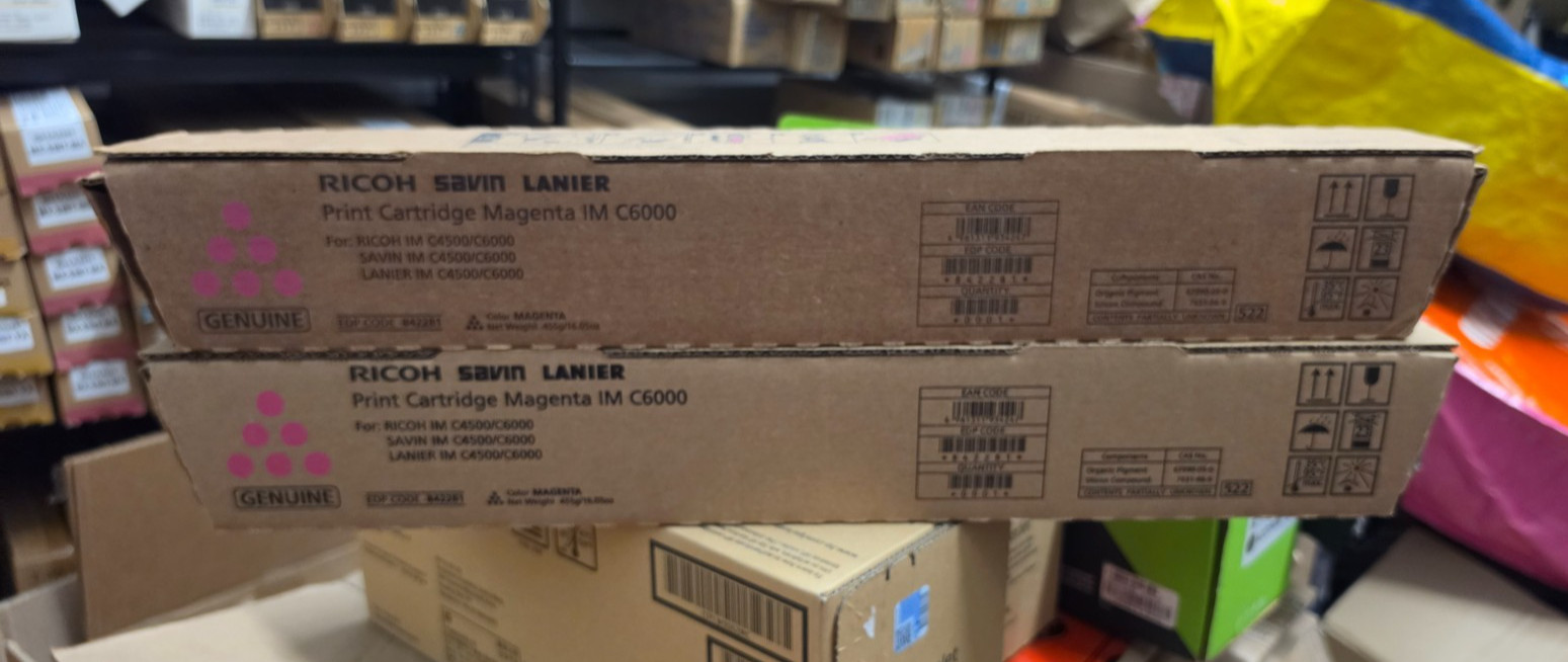 BUY 4 GET 1 FREE Ricoh IM C4500 IM C6000 TONER OEM Toner MAGENTA FREE SHIP