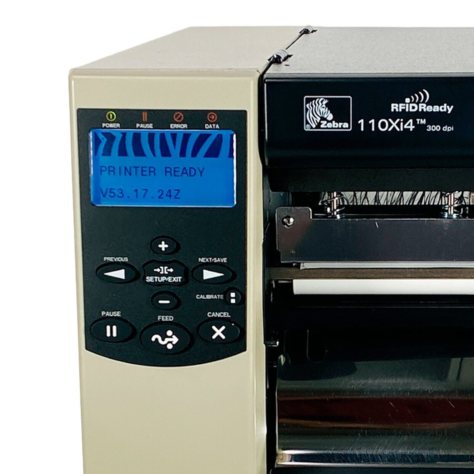 Zebra 110Xi4 Thermal Transfer Label Printer USB Ethernet Serial Parallel 300 dpi