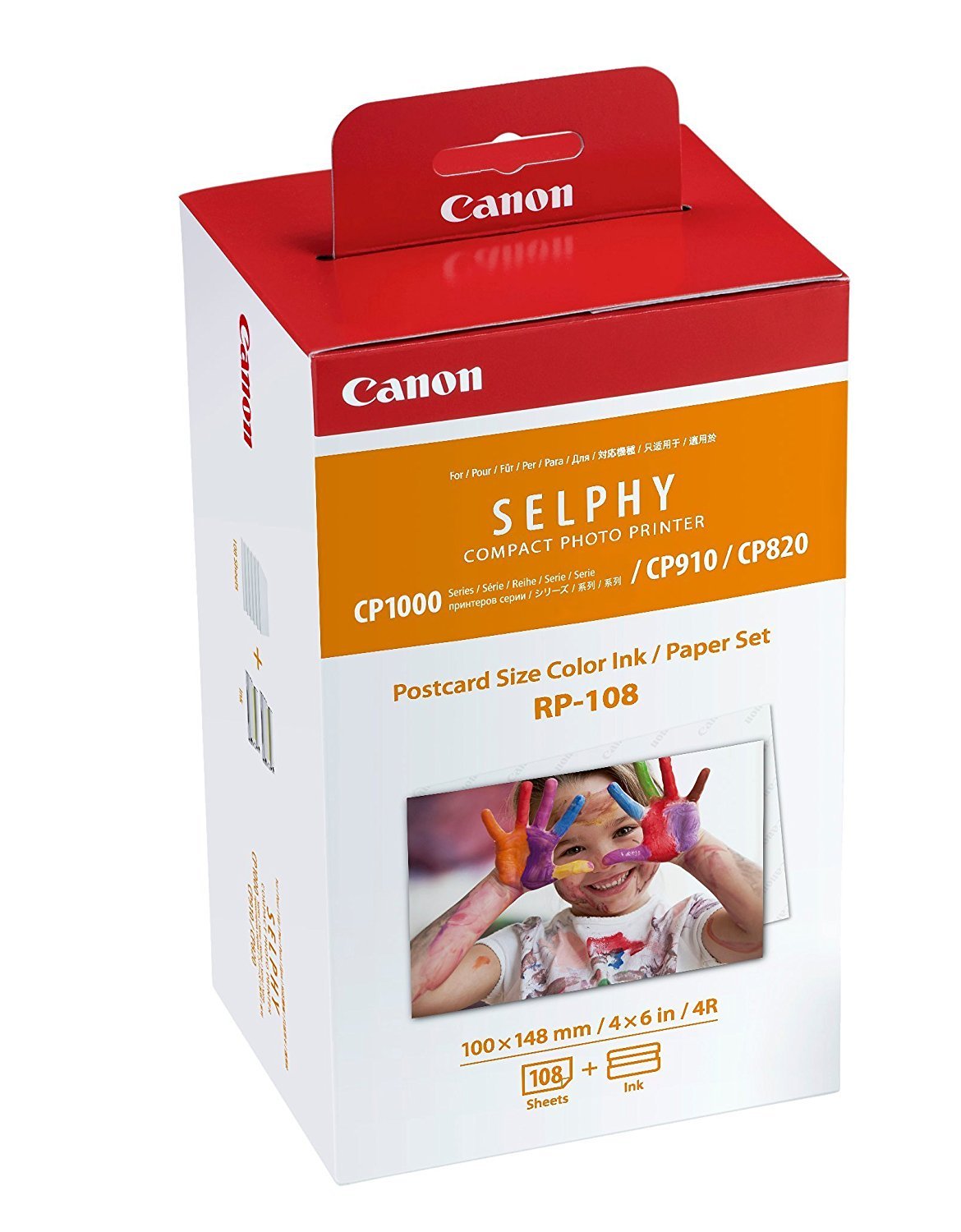 2 x Canon SELPHY CP1500 CP1300 CP1200 CP910 RP-108 4×6 Paper/Ink, 108 Sheets