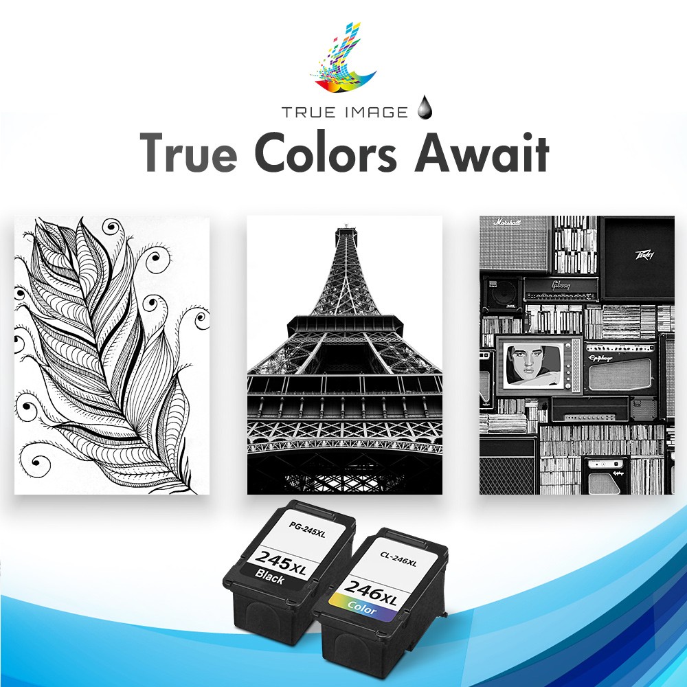 PG-245XL CL-246XL Ink Cartridge for Canon 245 246 Pixma MG2522 MG2520 TS3322 Lot