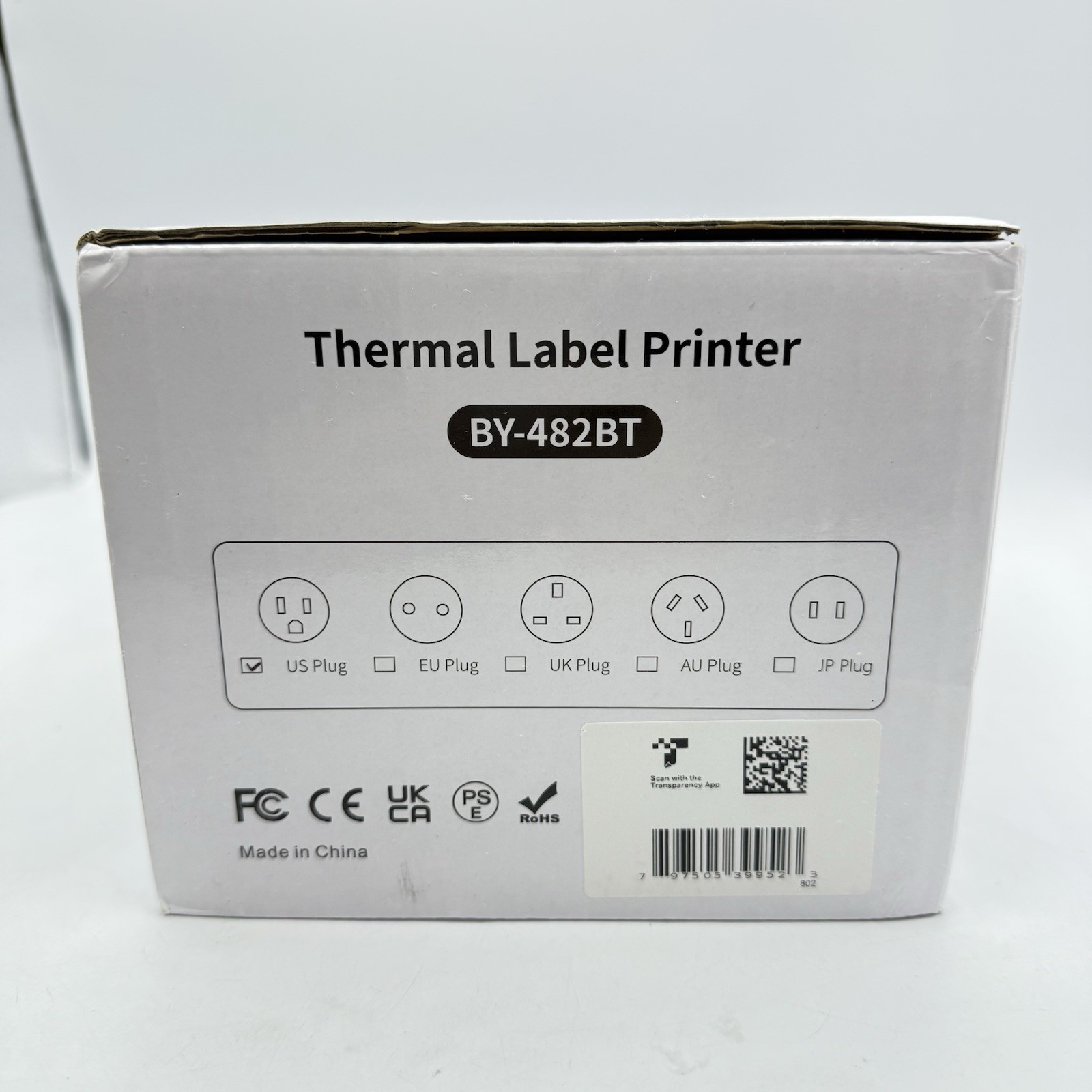 PEDOOLO Thermal Label Printer Bluetooth USB Model BY-482BT NEW OPEN BOX Complete