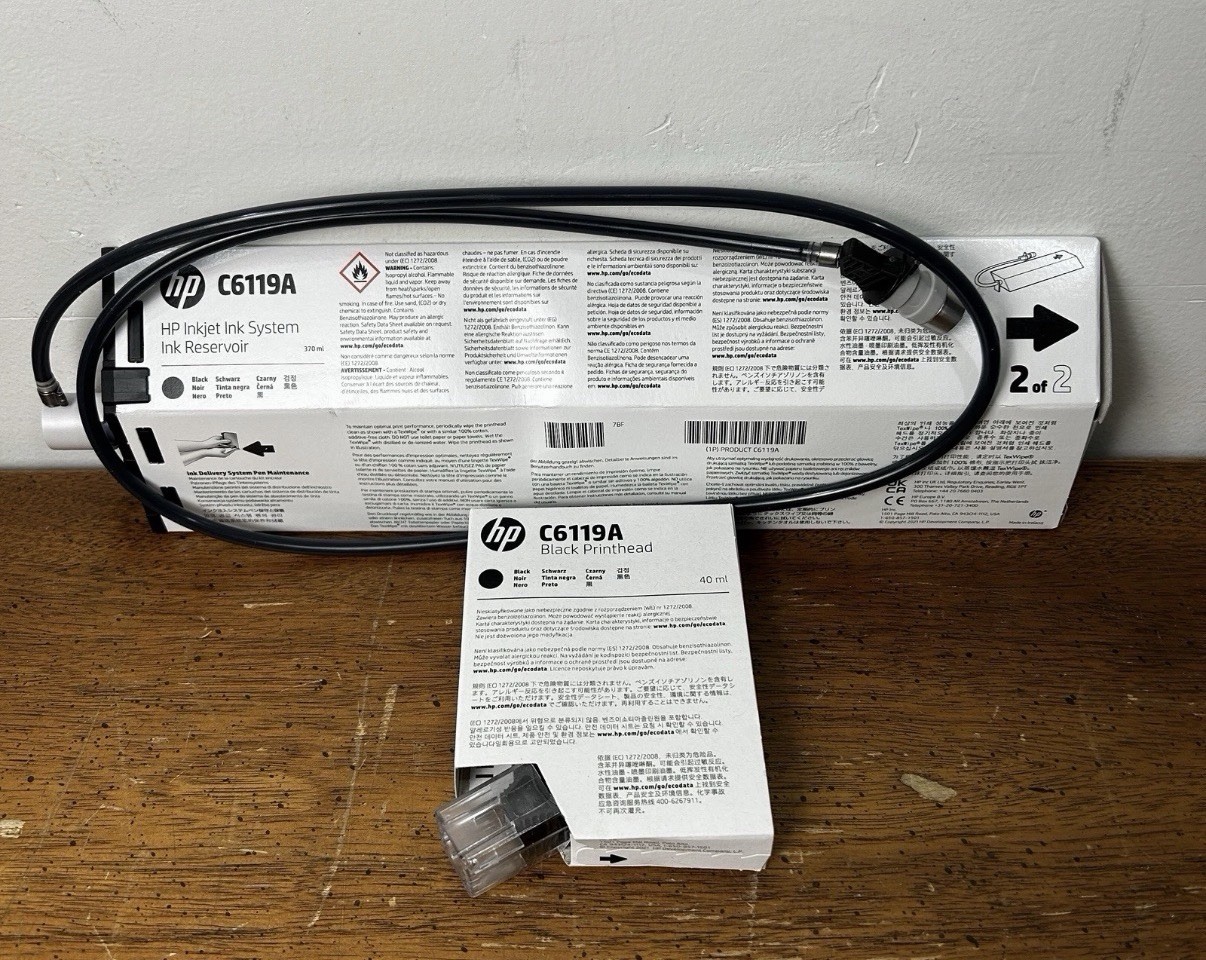 New HP 45A C6119A Inkjet Ink System 410ml Bulk Supply Cartridge 51645A