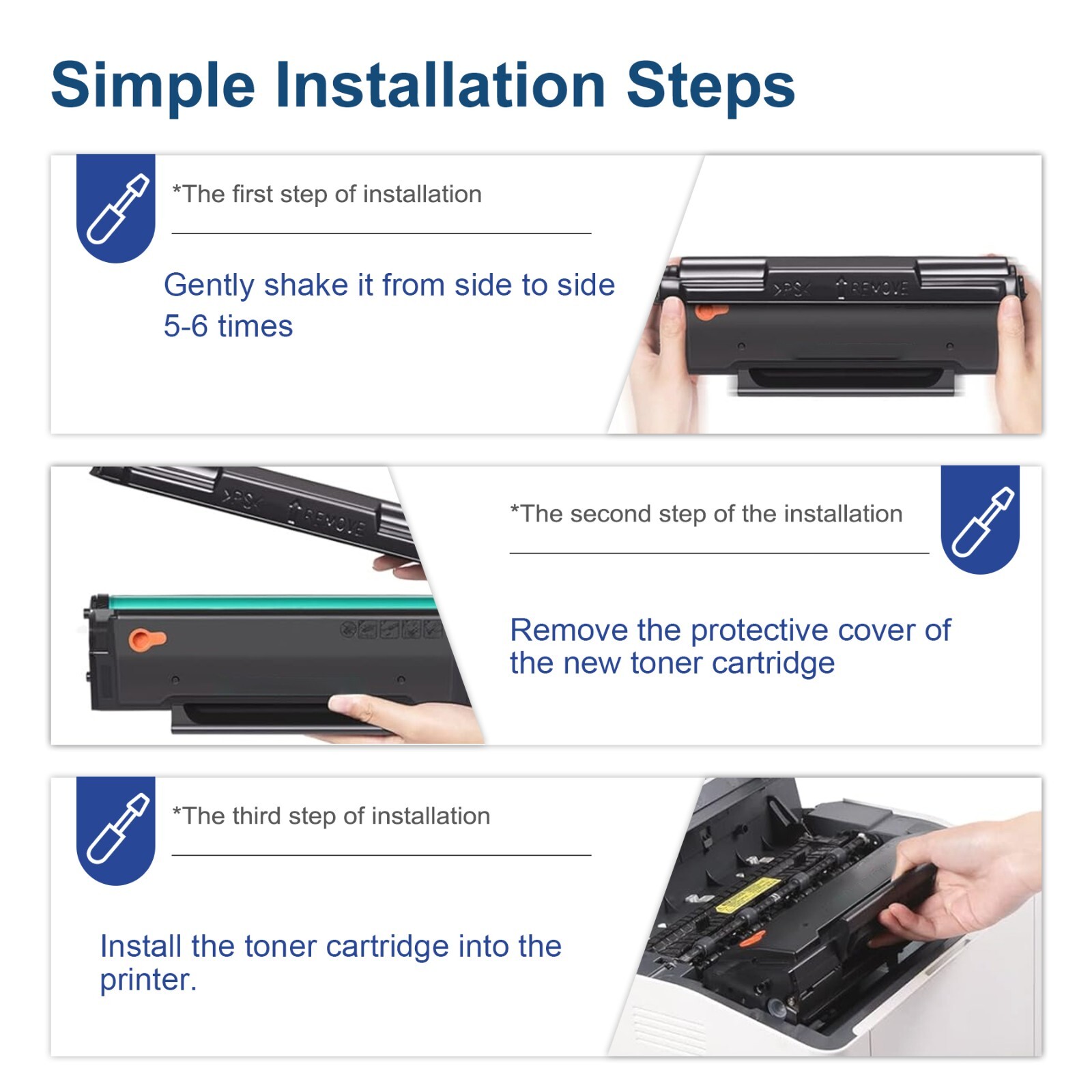 Black PB-211 Toner 1-Pack for Pantum M6552NW M6500NW M6600NW P2502W Printers