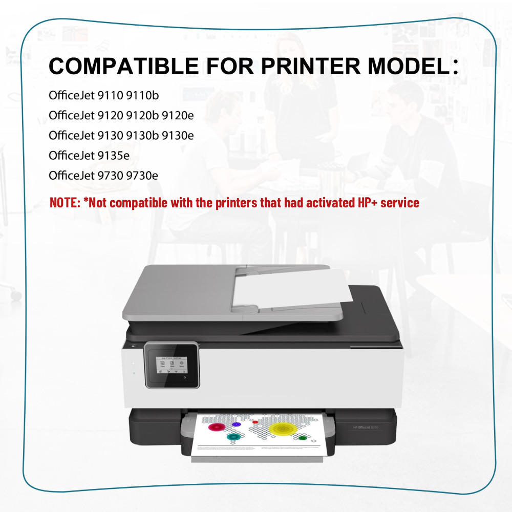 Compatible With 936e Black Ink Cartridges for HP OfficeJet Pro 9135e 9125e 9135e
