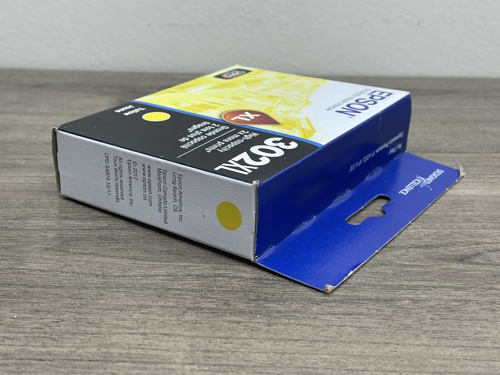 Genuine Epson 302XL Yellow Ink Cartridge Sealed, Expires 07/2025 NEW