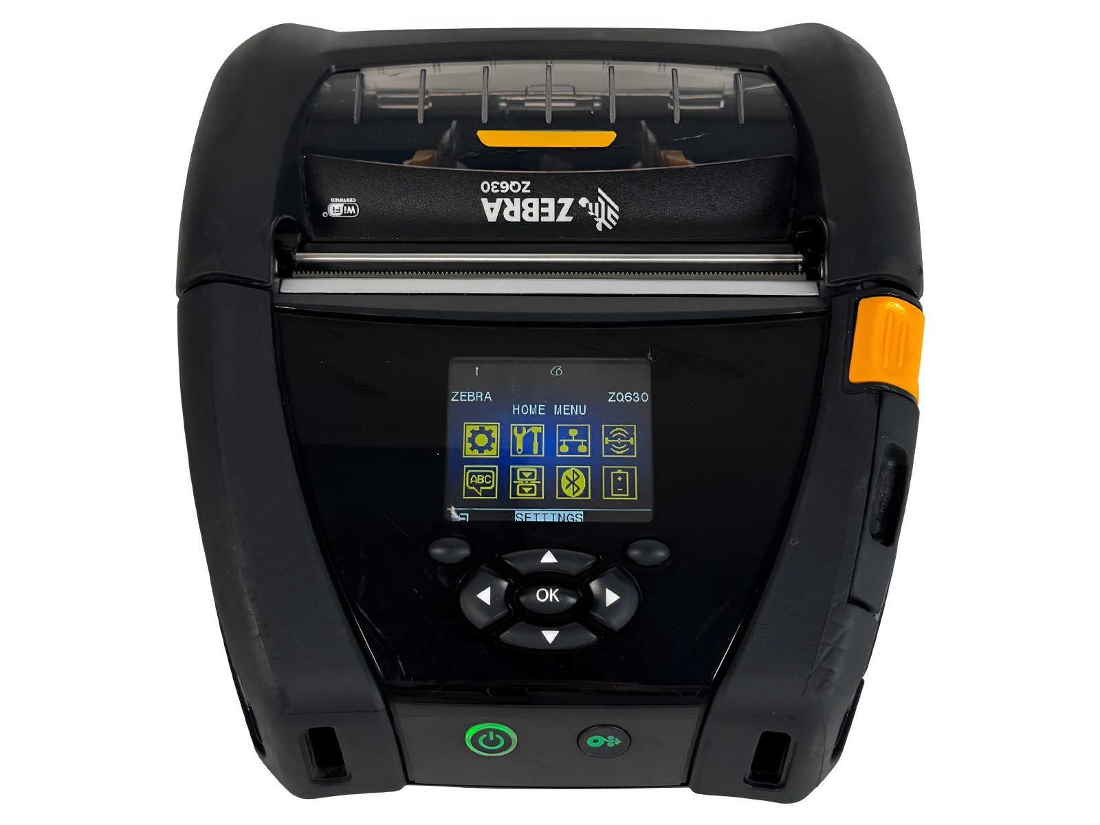 Zebra ZQ630 Mobile Thermal Barcode Label Printer Bluetooth WiFi USB No Battery