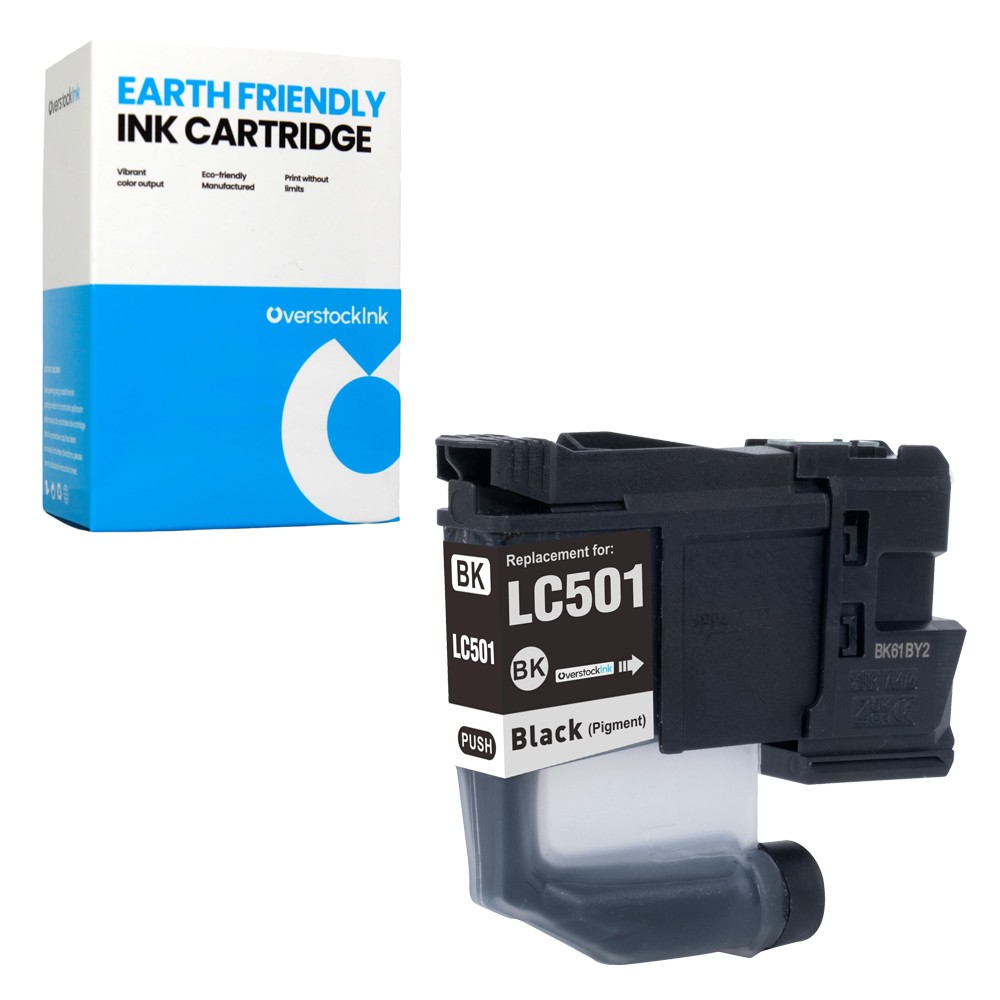 OSI Compatible 1-Pack LC501 Black Ink Cartridge fits Brother MFC-J1260DW J1360DW