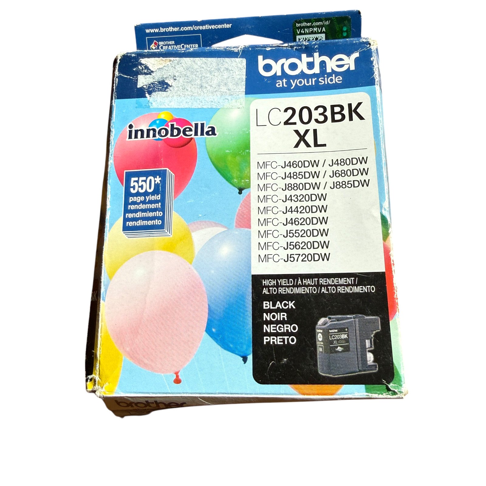 NEW Brother LC203BK XL Black Ink Cartridge High Yield Genuine EXPIRED 01/2025