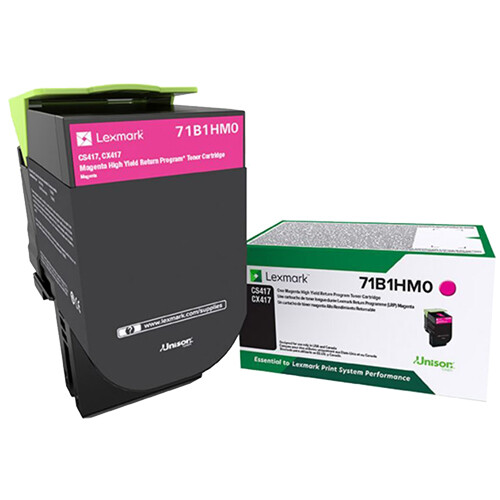 Lexmark CS417 (71B10K0-71B1H Color) Toners Cartridge Set