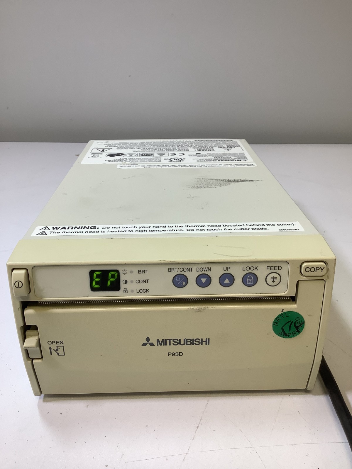 Mitsubishi P93D/P93DW Digital Thermal Printer, G2B