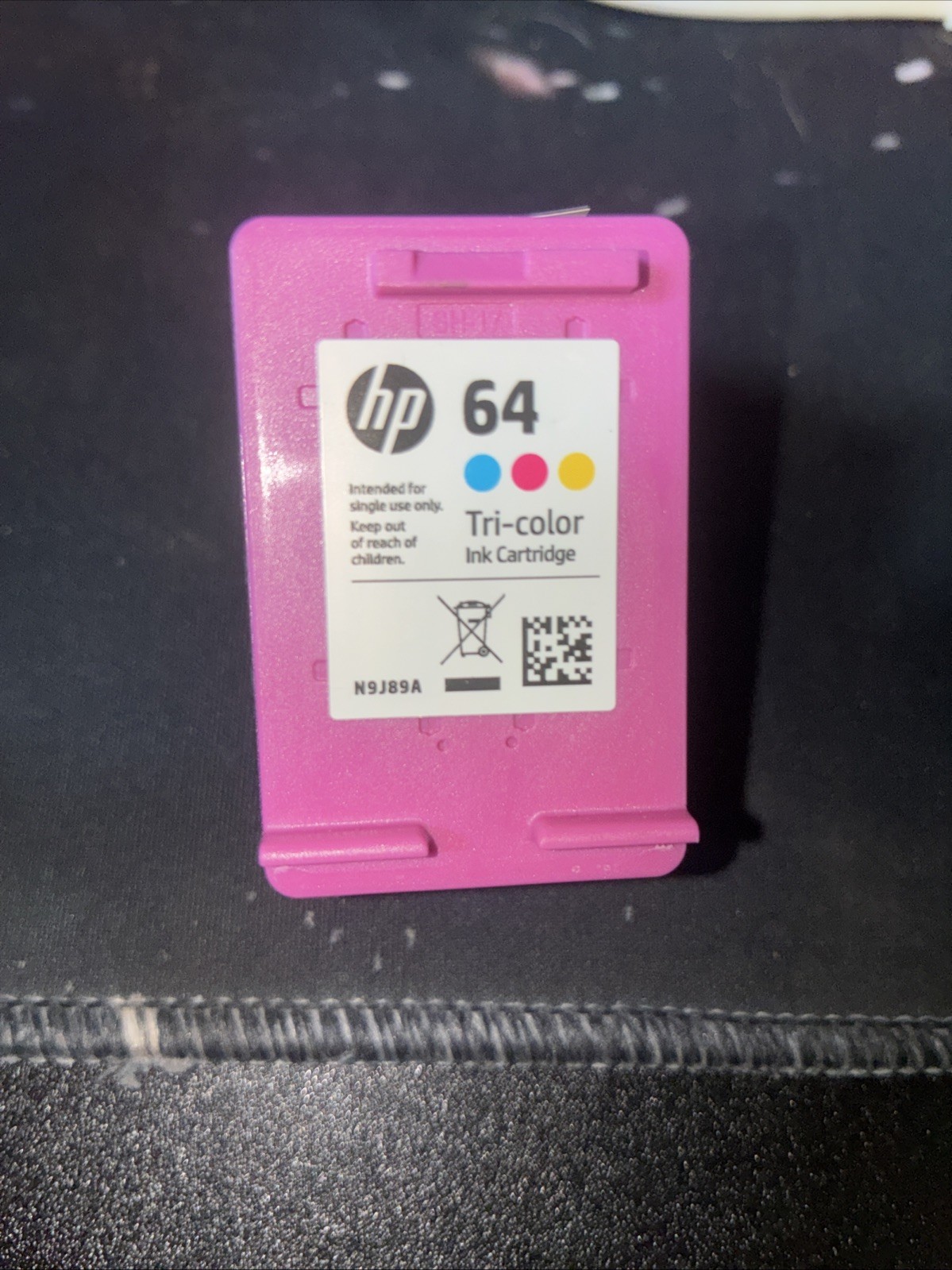 HP 64 Tri-Color Original Ink Cartridge(N9J89AN)
