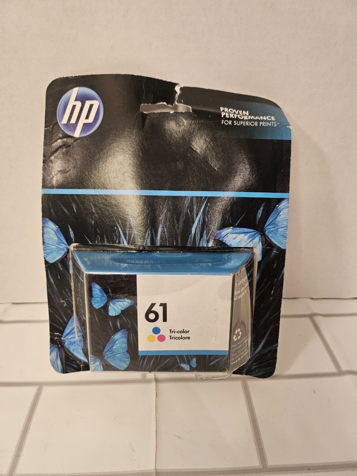 Genuine HP 61 Tri-Color Ink Cartridge Sealed Box New