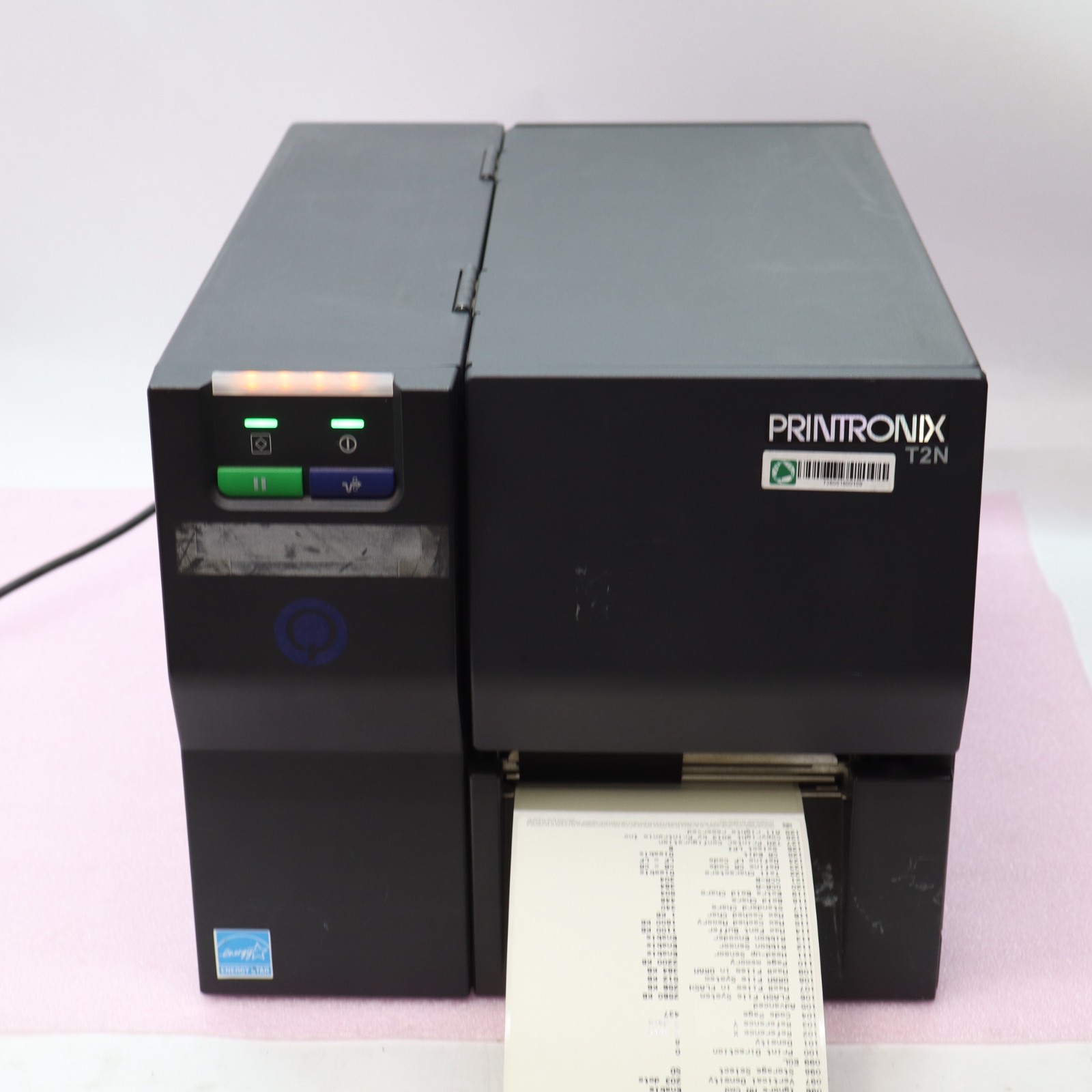 Printronix T2N 203DPI Config Thermal Label Printer Print Tested Working T5