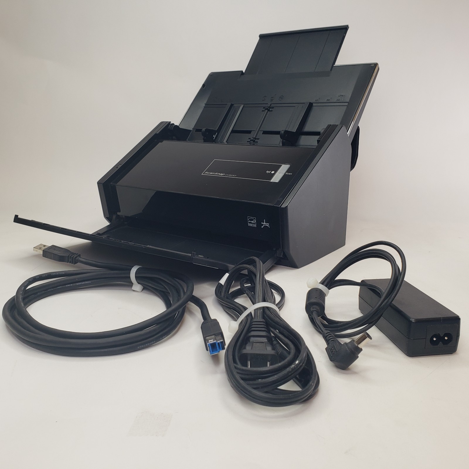 Fujitsu ScanSnap ix500 Wireless Document & Image Scanner with Power Supply & USB