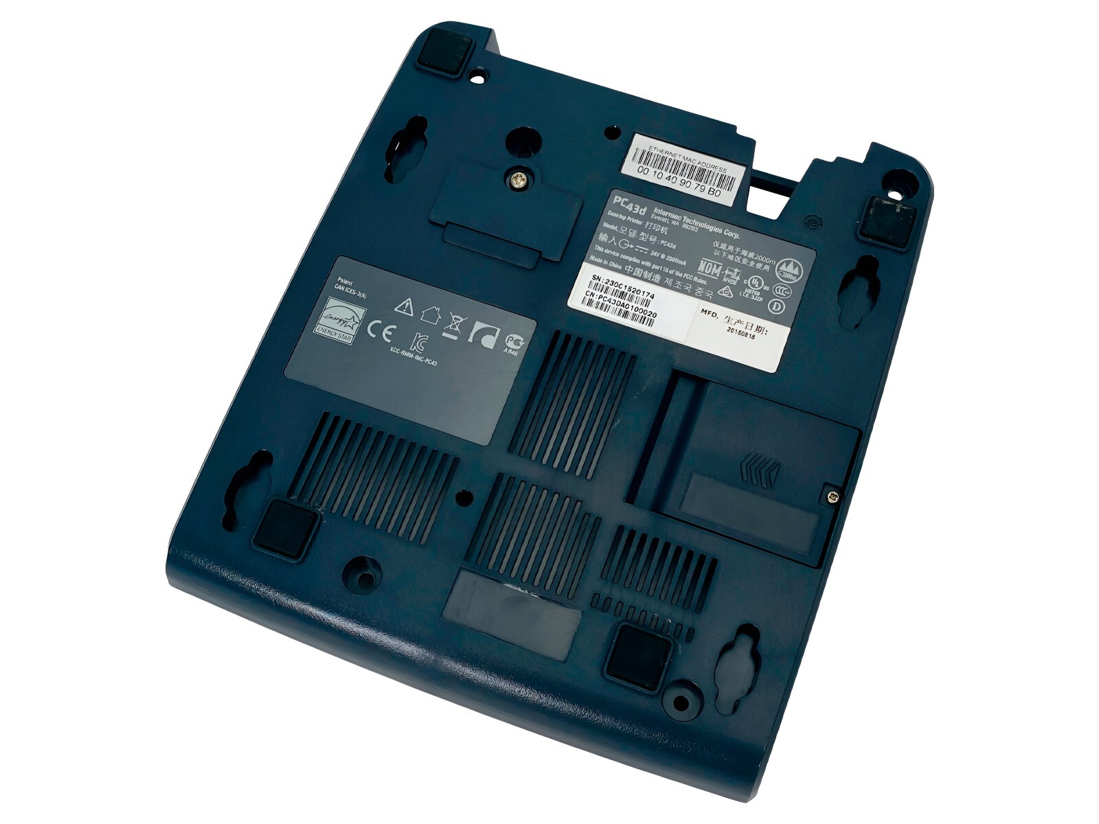 Genuine Honeywell Intermec Bottom Cover for PC43d Label Desktop Printer