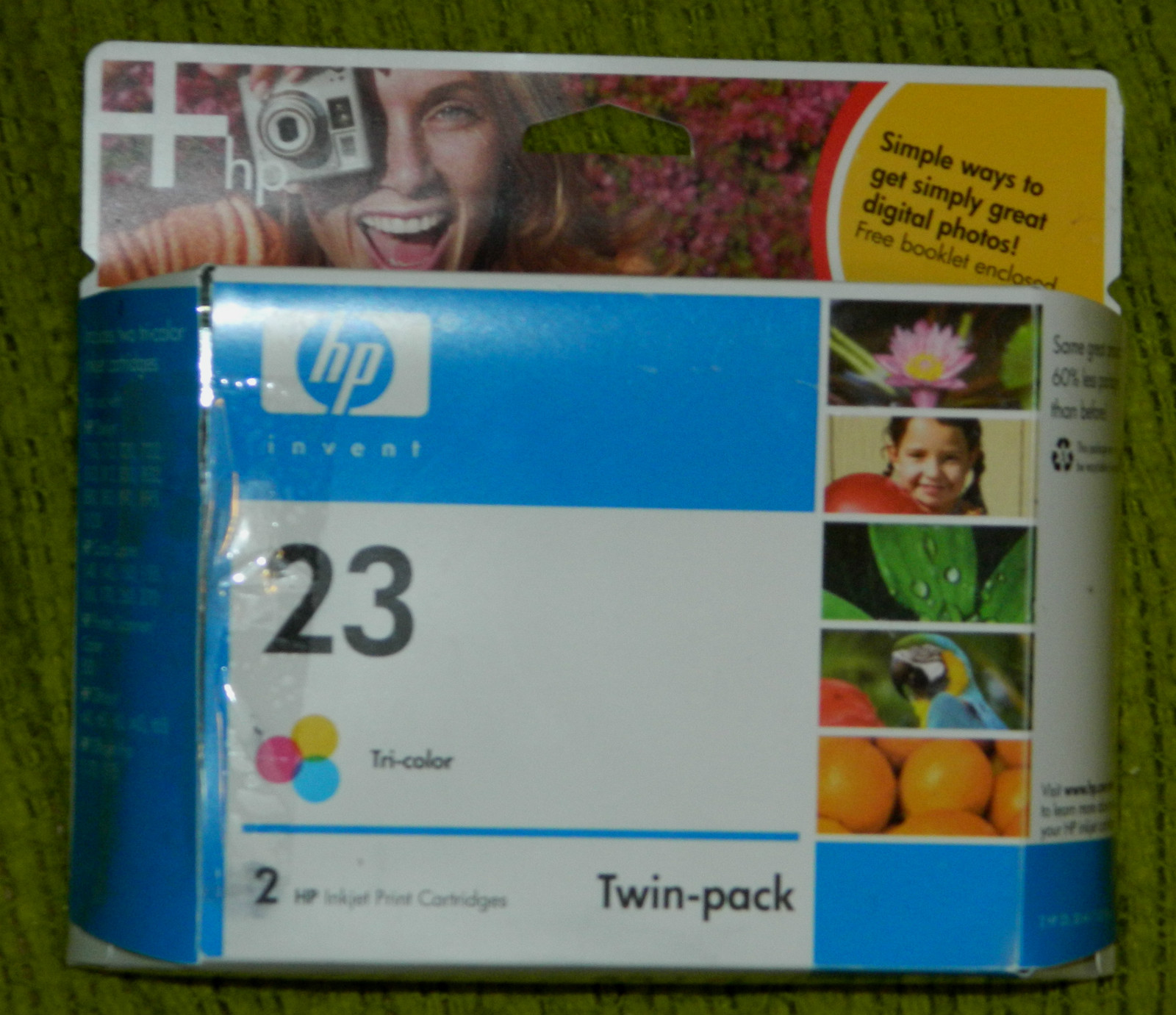 NEW Original HP Brand Single Color Ink Cartridge #23 / Foiled Sealed