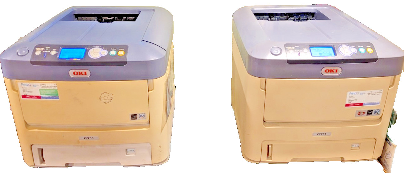 Oki C711 Digital LED Color Printer,Toners Black,Yellow,Cyan,Magenta,2nd Printer