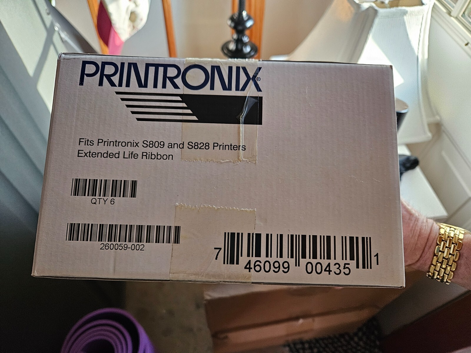 Printronix Extended Lide ribbon Fits s809 and s828 pronters