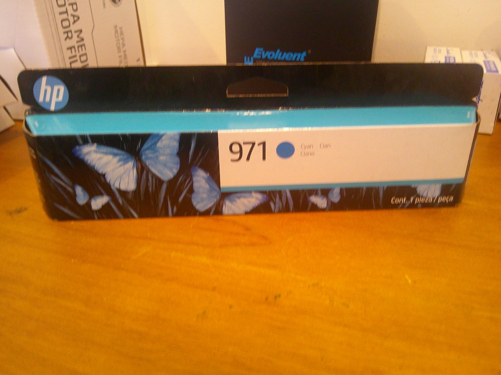 New HP 971 CN622AM Cyan Ink Cartridge EXP. 8/2026