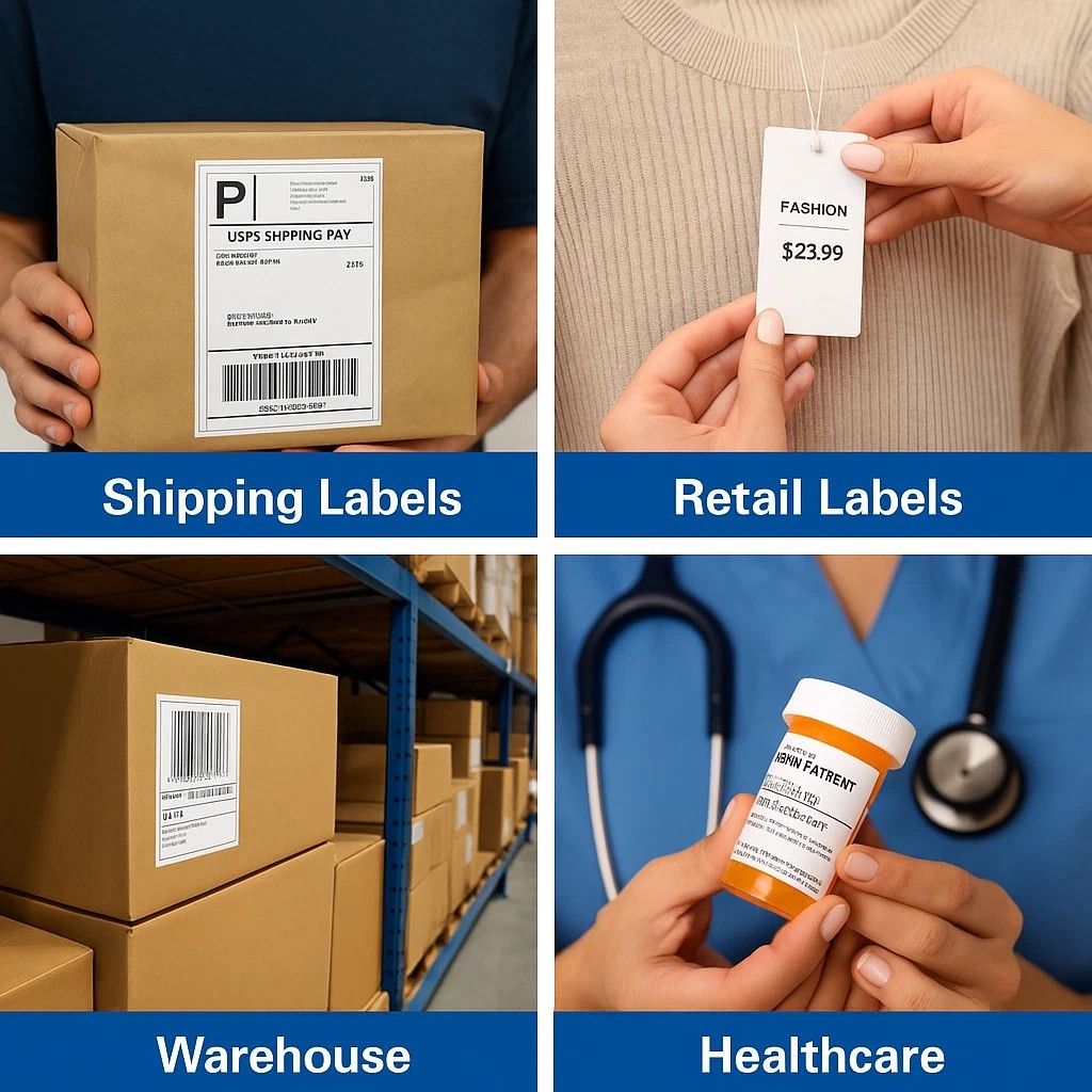 Zebra ZD421 Direct Thermal Shipping Label Barcode Printer 203 dpi USB NEW