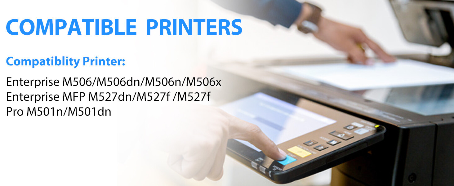 Black Toner Cartridge for HP 87A CF287A/87X CF287X Enterprise M506 M501/MFP M527