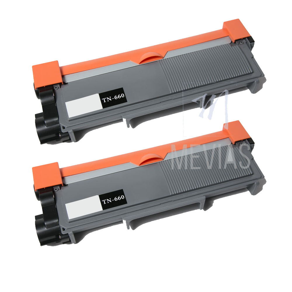 2 Pack TN-660 Compatible Laser Toner Cartridges for Brother HL-L2300D HL-L2320D
